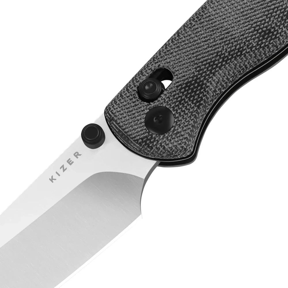 Kizer Cutlery Drop Bear 2 Folding Knife 2.88″ Nitro V Steel Blade Micarta Handle