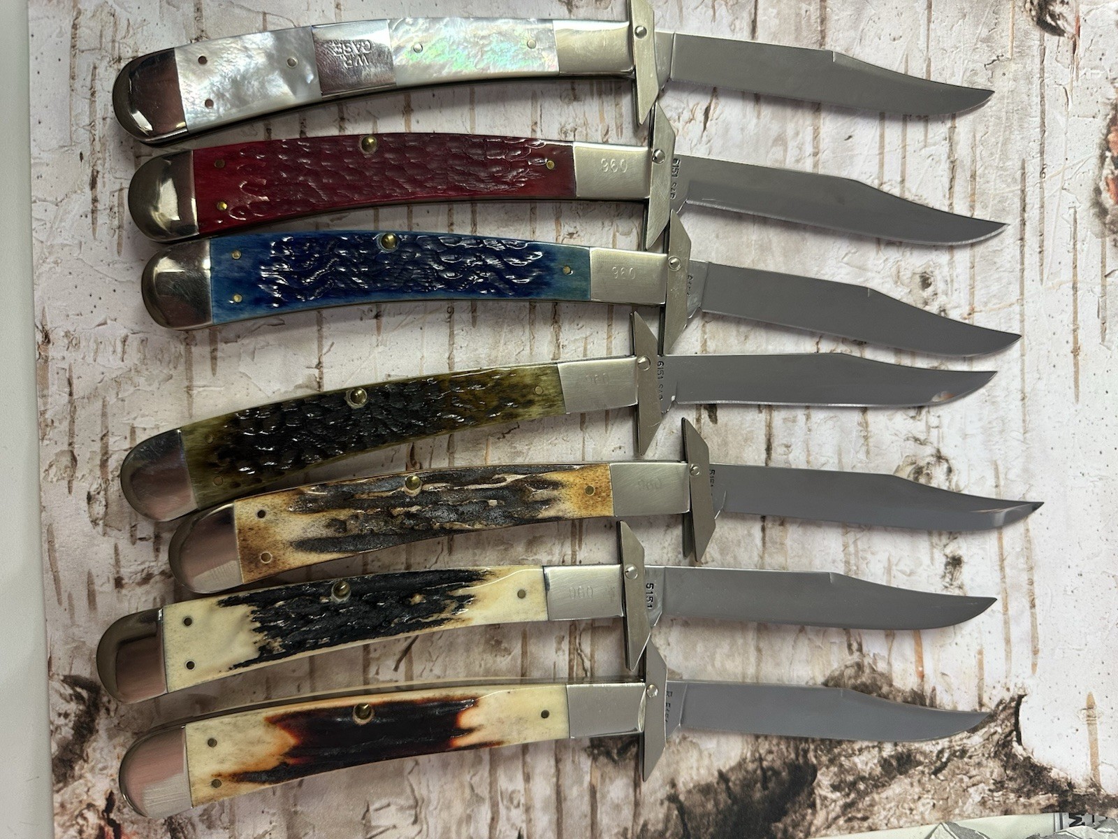 Case XX 7 Piece Jaguar Pocket Knife Set