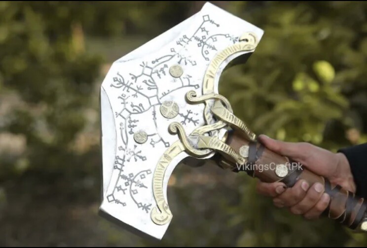 Custom Handmade Carbon Steel Blade God Of War Hammer | Thor Hammer | God of War