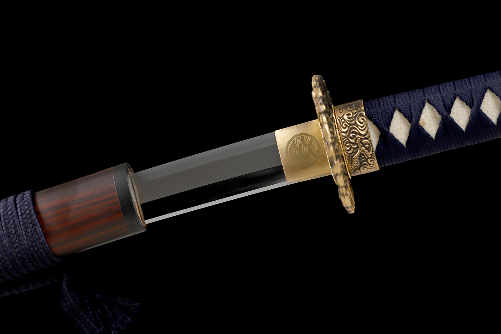 Katana Sword Clay Tempered L6 Steel Suguha Hamon (直刃) Samurai Sword Full Tang