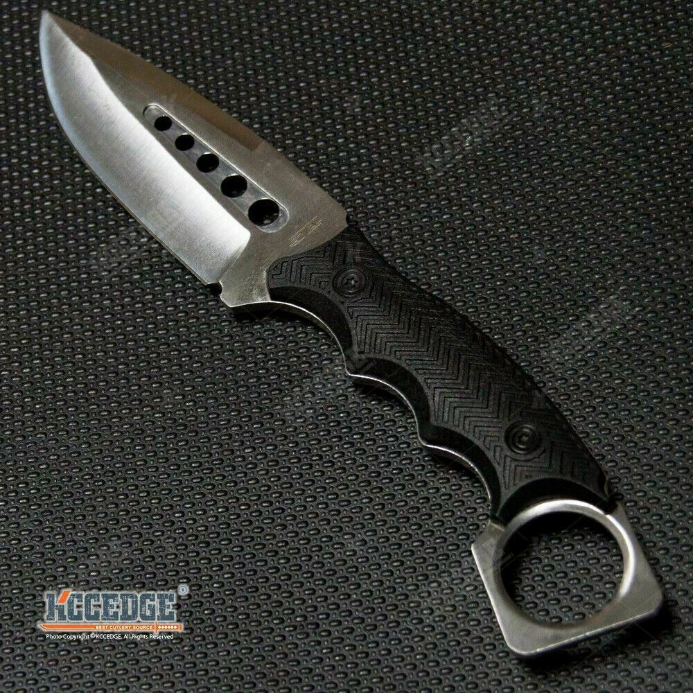 9″ Full Tang Tactical Knife Kydex Style Sheath Hunting Knife Survival Knife