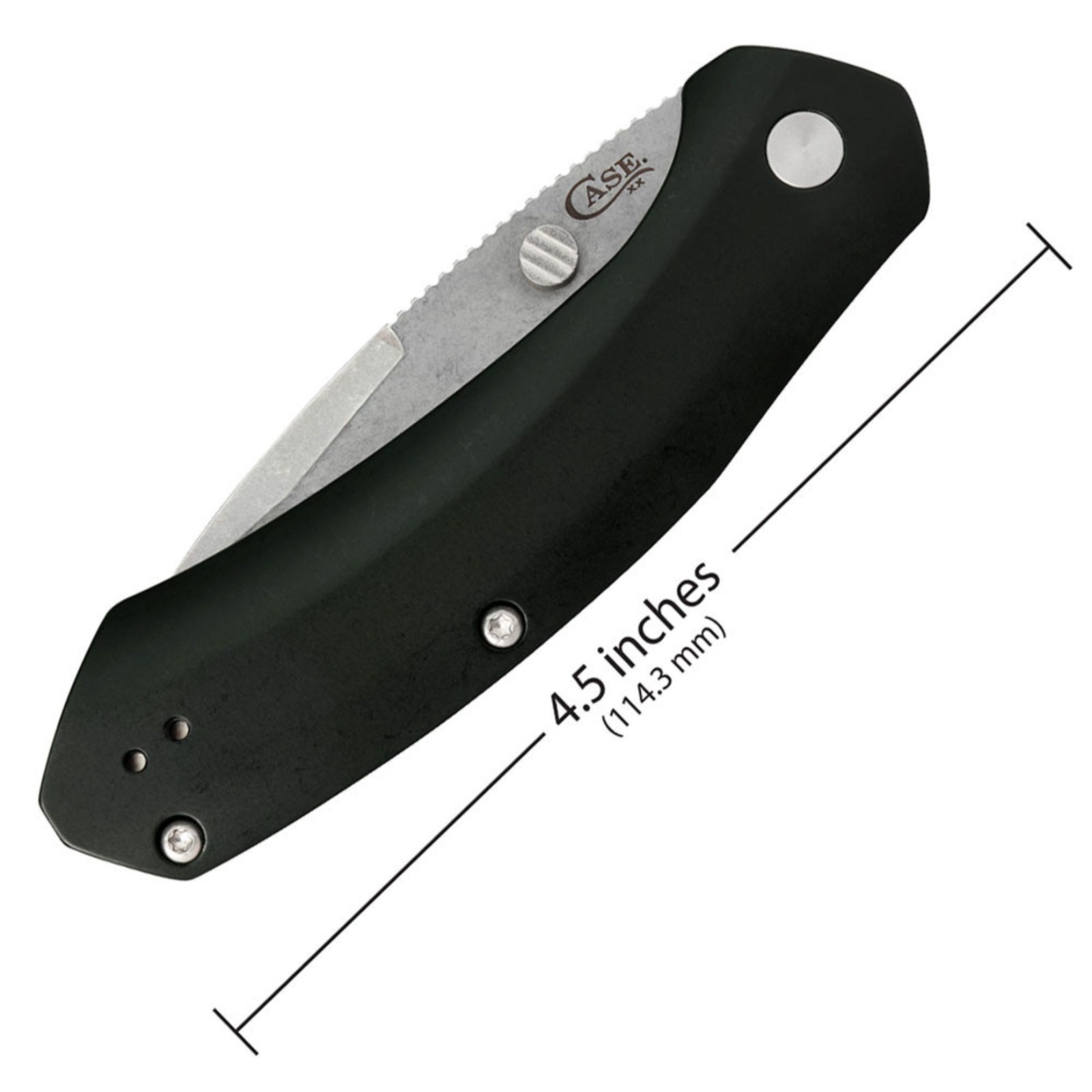 CASE XX 36550 WESTLINE ASSISTED OPEN FOLDING KNIFE CPM-S35VN SS BLACK ALUMINUM