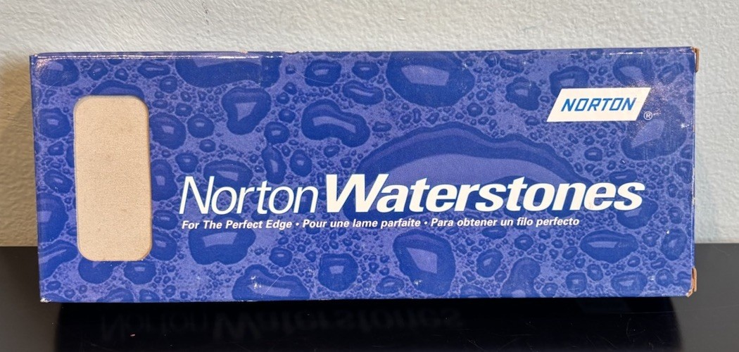 Norton Waterstones Single Grit 1000 8″ x 3″ x 1″ Unused Open Plastic