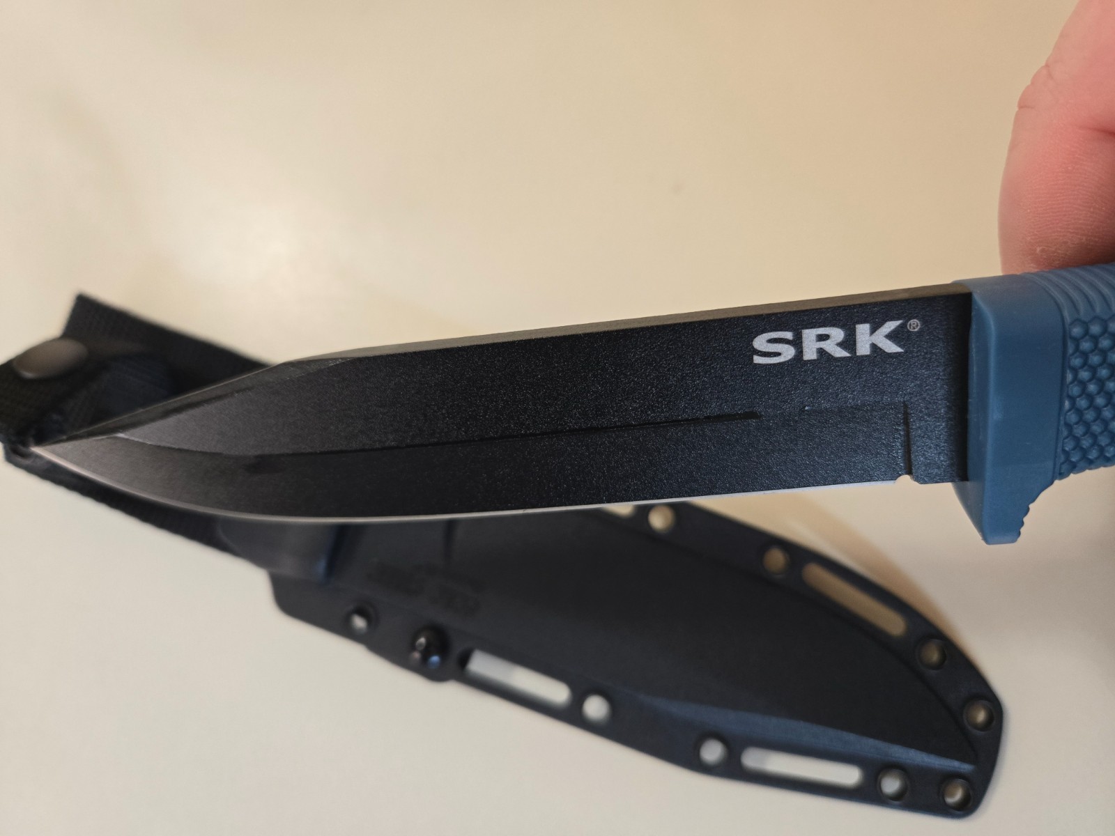 Cold Steel SRK Blue BladeHQ exclusive SK5 Knife w/ Sheath