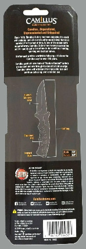 Camillus® Titanium 9.5″ Drop Point Hunter Fixed Blade 4.5″ Knife / Nylon Sheath