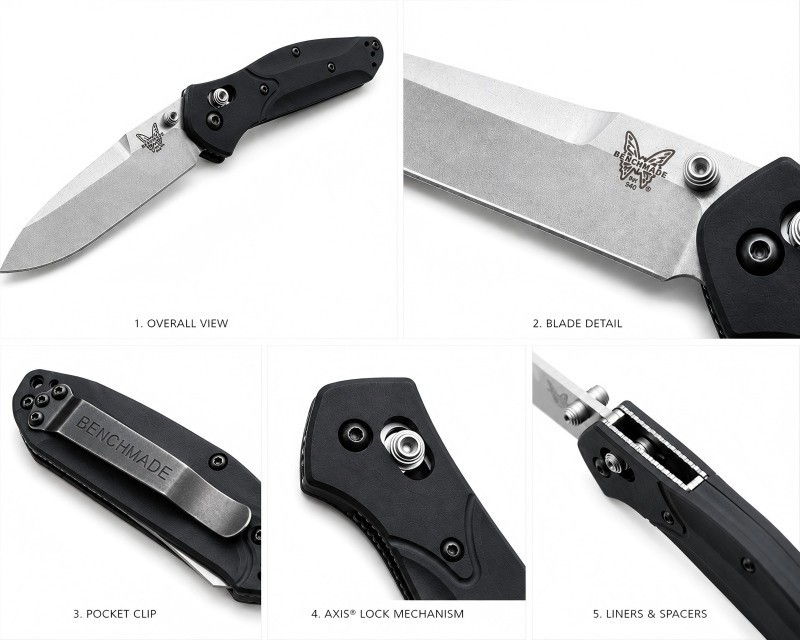NEW 940-2 Osborne S30V G10 AXIS Lock EDC Pocket Folding Knife Free shippin USA