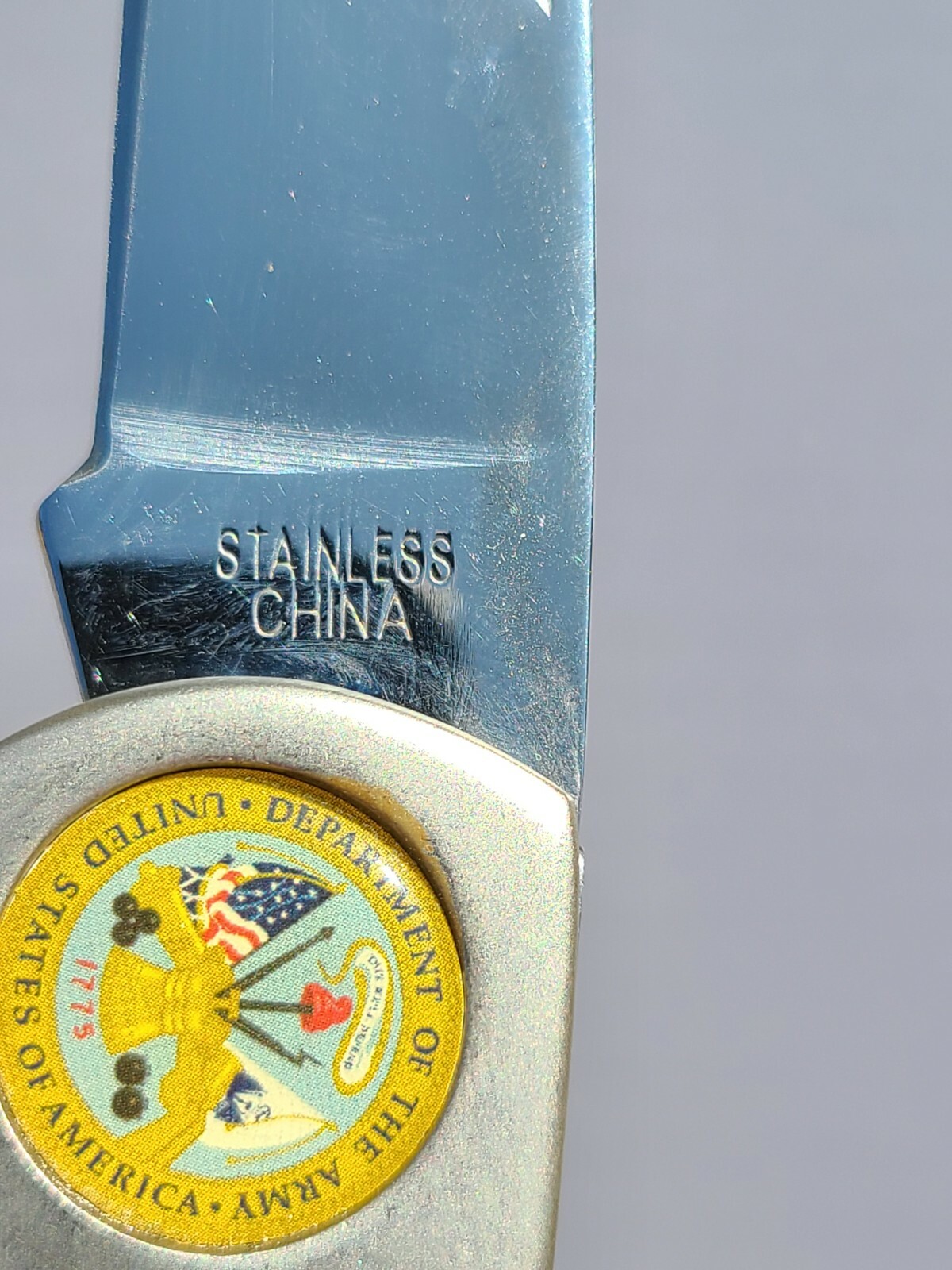 United States Army Stainless Steel Folding Pocket Knife