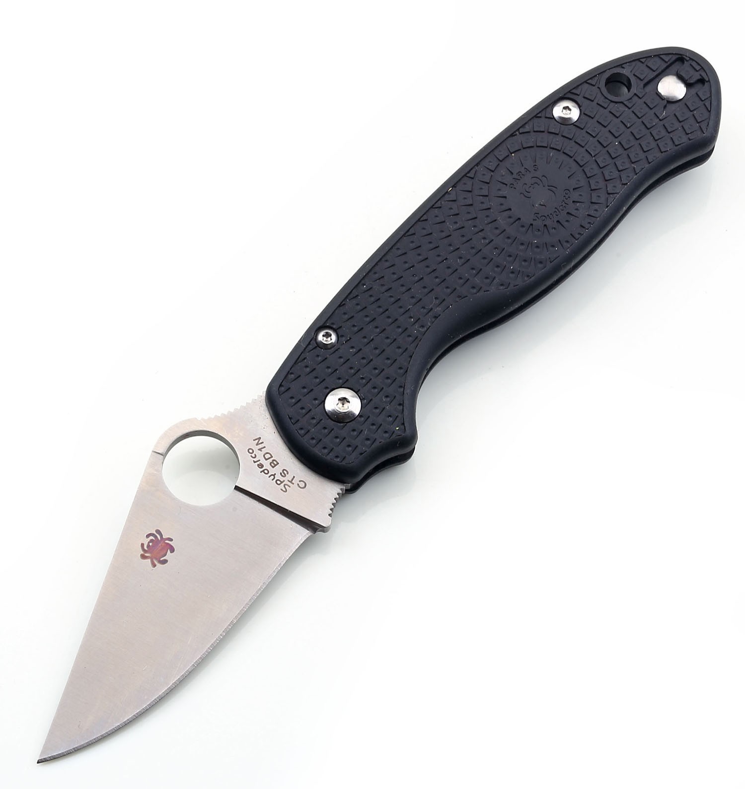 C223 Black Nylon Fiber Handle Tactical Camping Knife 440c Stainless Steel Blade