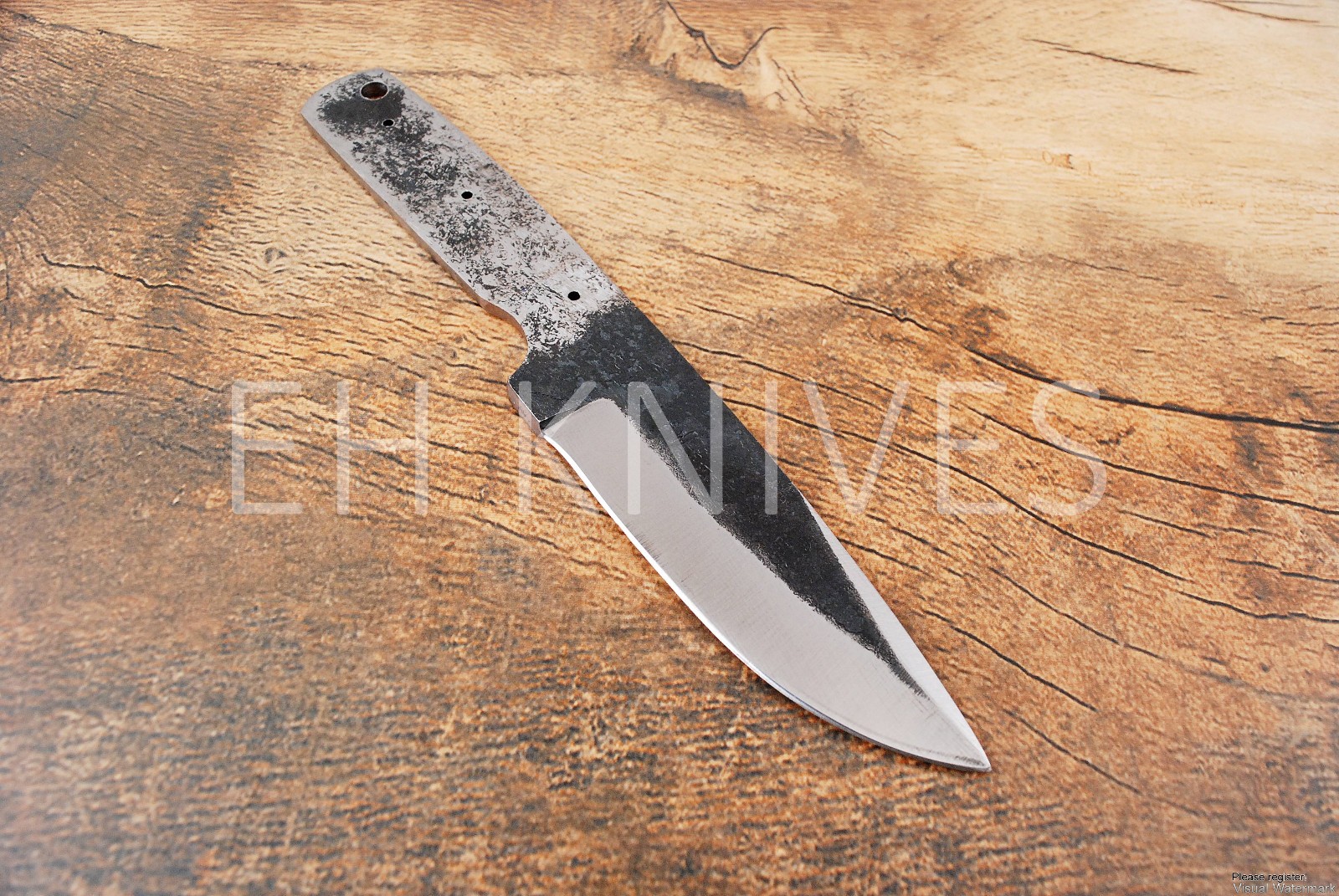 CUSTOM HAND FORGED 1095 CARBON STEEL HUNTING CHEF BLANK BLADE KNIFE 226