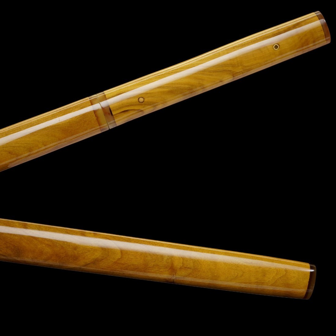 Beautiful KungFu Sword Jian Forged Sharp 1095 Carbon Steel Blade Silkwood Saya