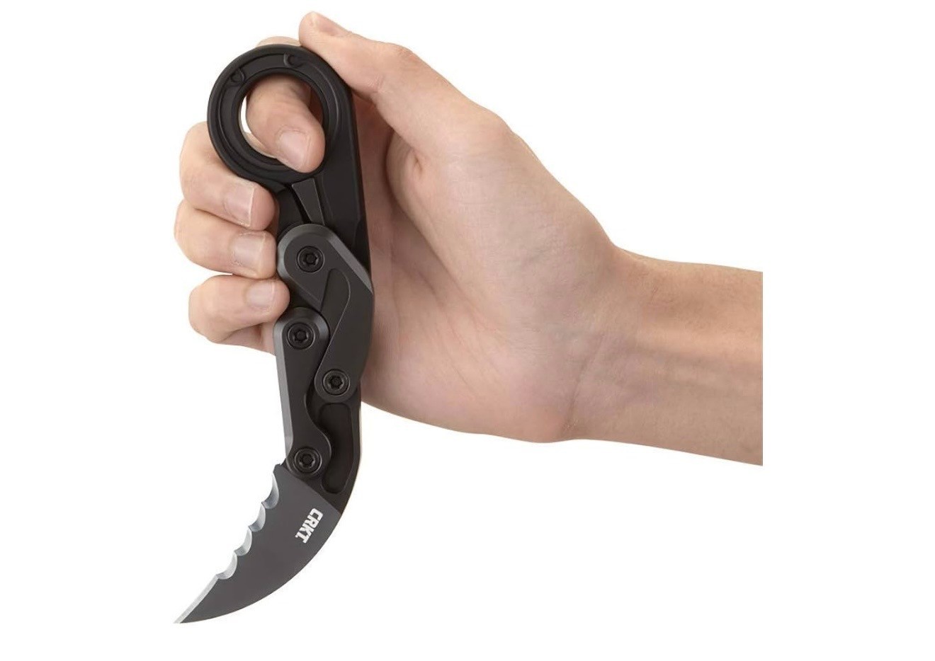 CRKT Provoke Folding Knife with Kinematic: Morphing Karambit, D2 Veff Serrations