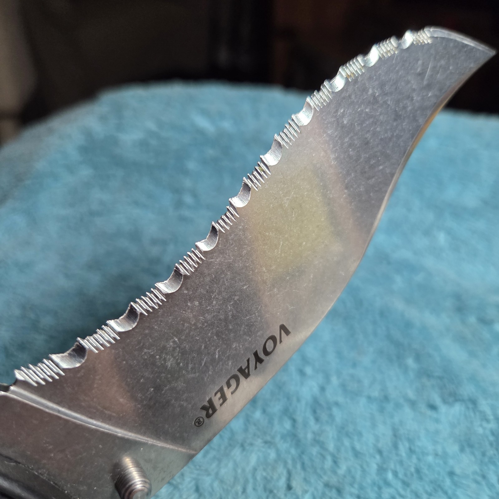 Cold Steel XL Voyager Folding Knife 5.5″ AUS-10A Steel Blade Griv-Ex Handle