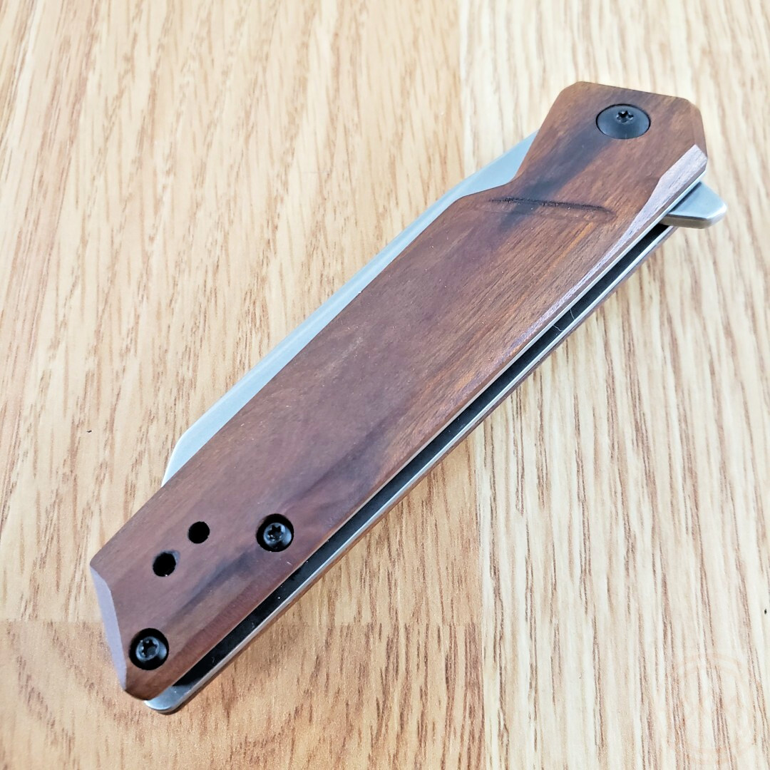 Kershaw Avert Linerlock Assisted Folding Knife 3.25″ Stainless Blade Wood Handle