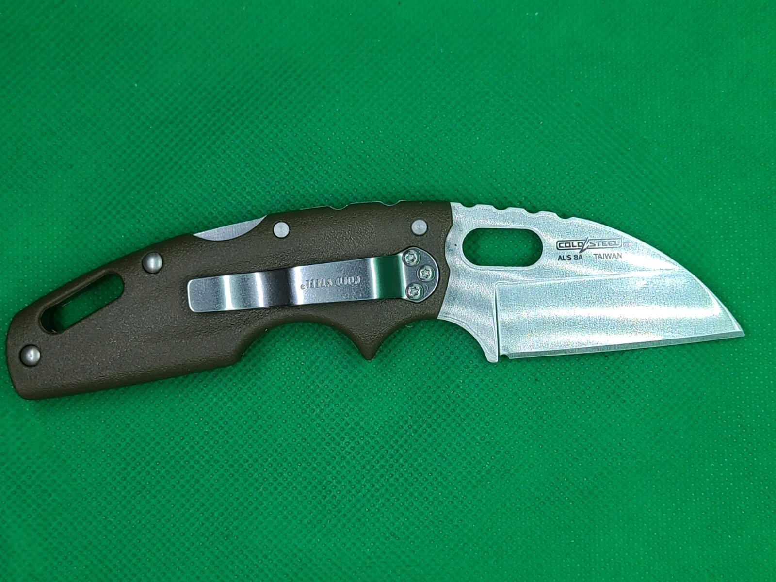 Cold Steel Tuff Lite 20LTFZ AUS8 Stainless Steel Dark Earth New In Clamshell