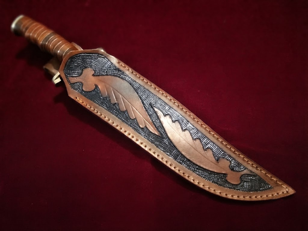 Titan Edge 18″ Handmade 1095 Carbon Steel Combat Tactical Hunting Bowie Knife