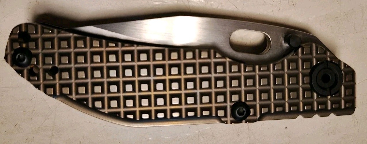 New North Mountain Blade Dwyer BBNM Frame Lock 3.62″ Bowie Blade Frag Ti Handle