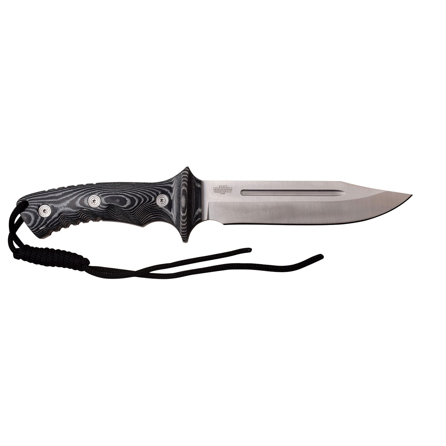 6.25″Elite Tactical Full Tang Fixed Blade Knife w/Micarta Handle & Nylon Sheath