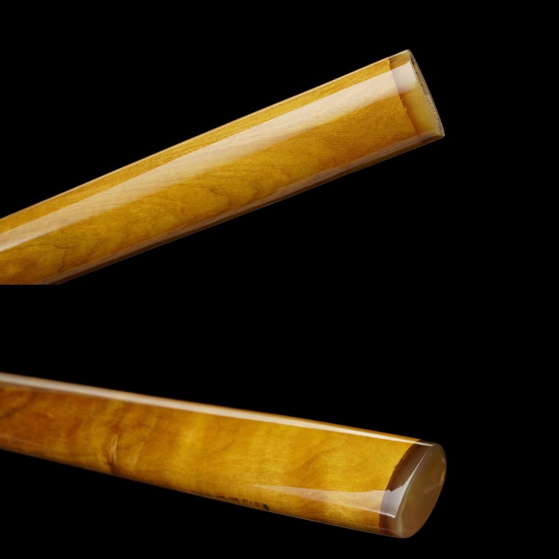 Beautiful KungFu Sword Jian Forged Sharp 1095 Carbon Steel Blade Silkwood Saya