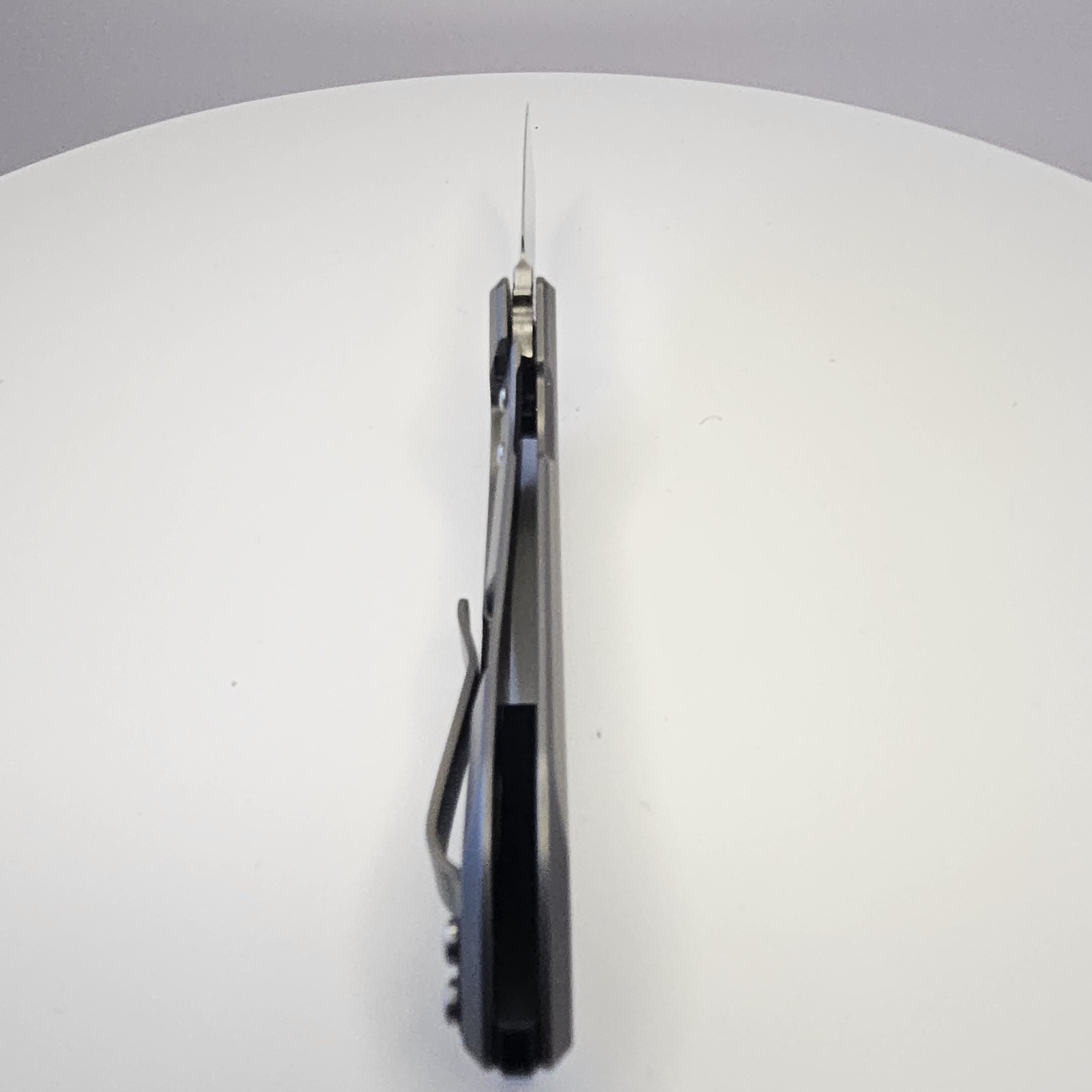 Millit Knives Overland Gray Titanium Frame Lock MagnaCut Drop Point Plain Manual