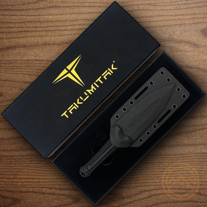 Takumitak Sentinel Fixed Knife 5.5″ Full Tang D2 Tool Steel Blade G10 Handle