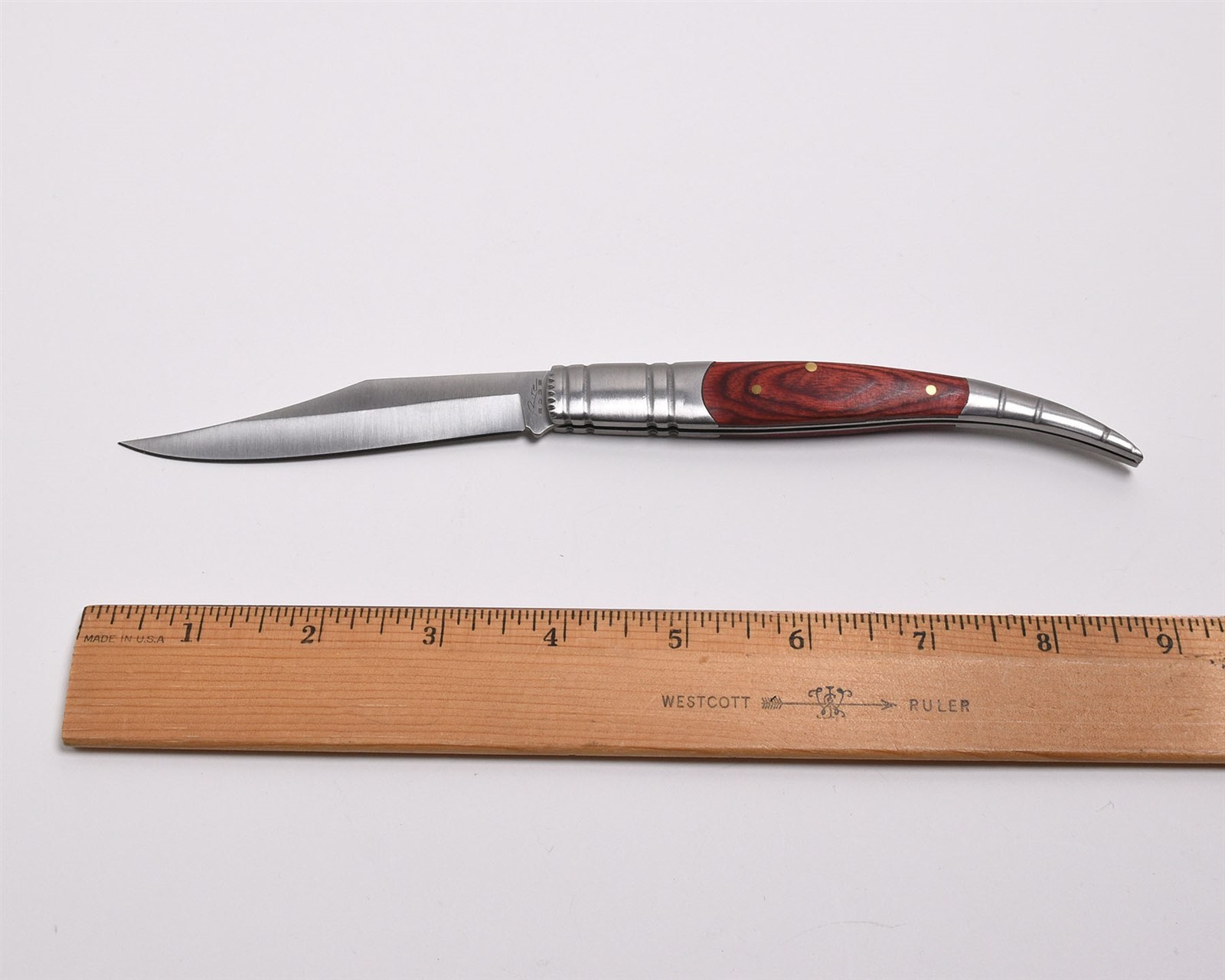 Spanish Toothpick 5″ Paring Fruit Knife Folding Pocket Wood Handle NEW