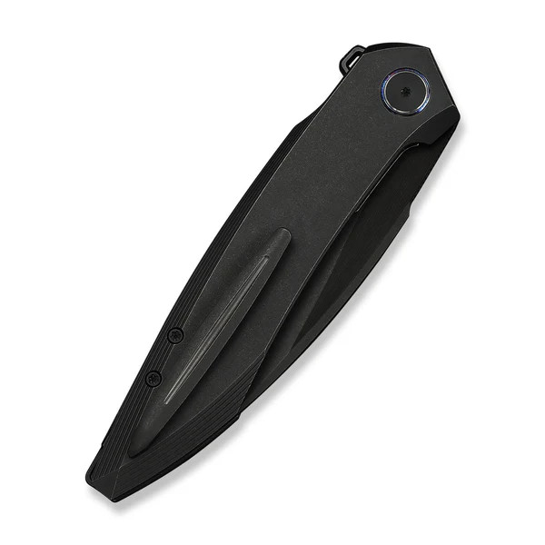 WE Knife Fluxor Liner Lock 23071-1 Black Titanium M390 Stainless Steel Knives