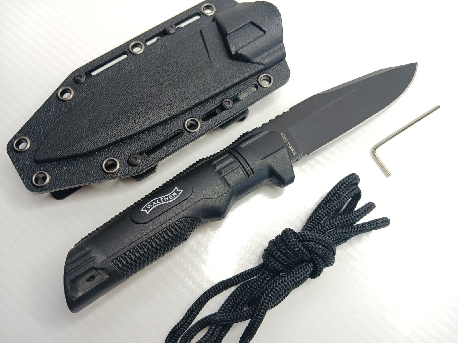 Walther BackUp Knife Vertical Horizontal Conceal Carry Mount Sheath Fixed Blade