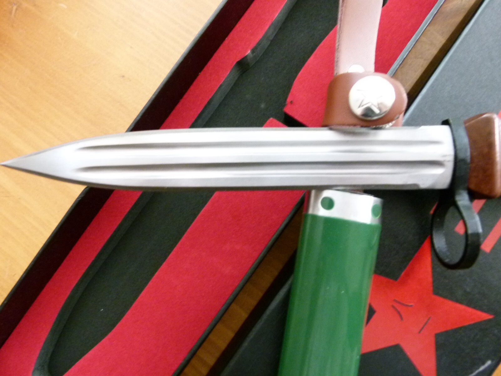 Rare Chinese Military Rifle Knife Bayonet Type 81 1980’s With Scabbard