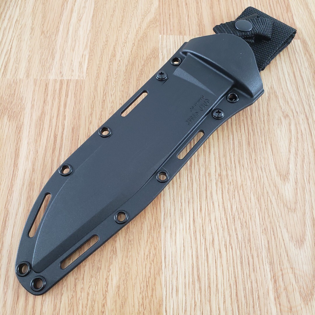 Cold Steel Recon Scout Fixed Knife 7.5″ 52100 Steel Blade Black Kray-Ex Handle