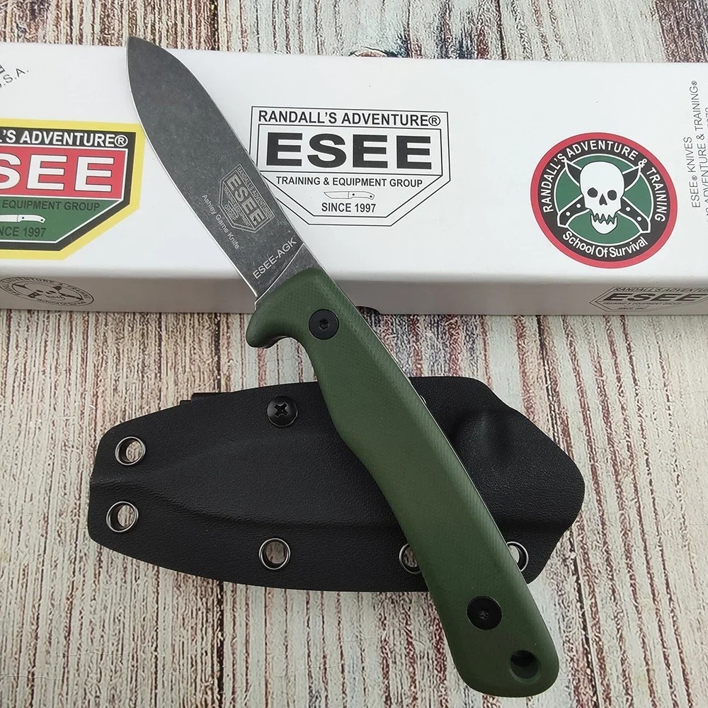 ESEE Pacaya Knife Multi-purpose Fixed D2 Blade Knife with Kydex Sheath