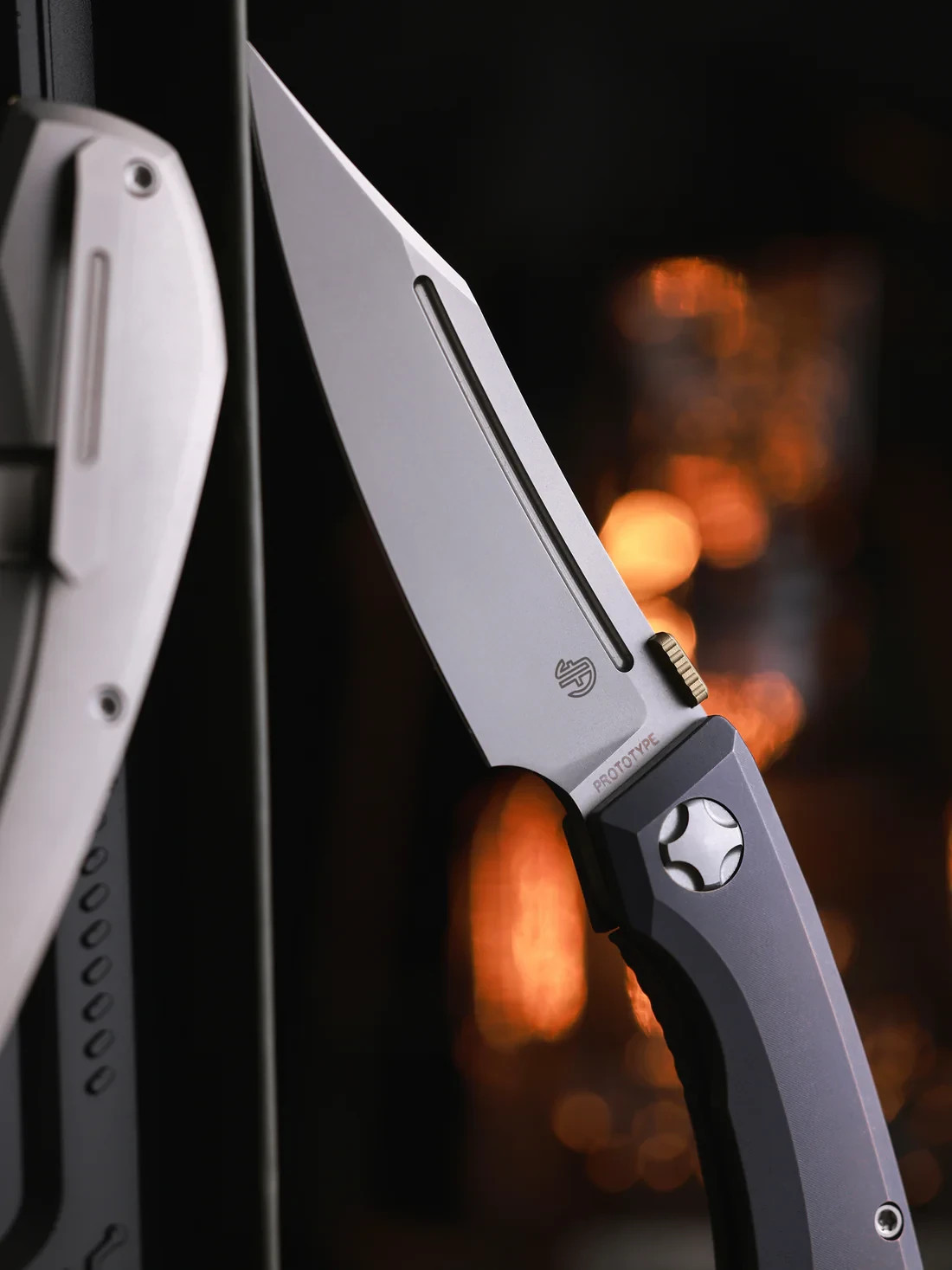 North Mountain Blade Redeemer Folding Knife 3⅜» M390 Steel Blade Titanium Handle