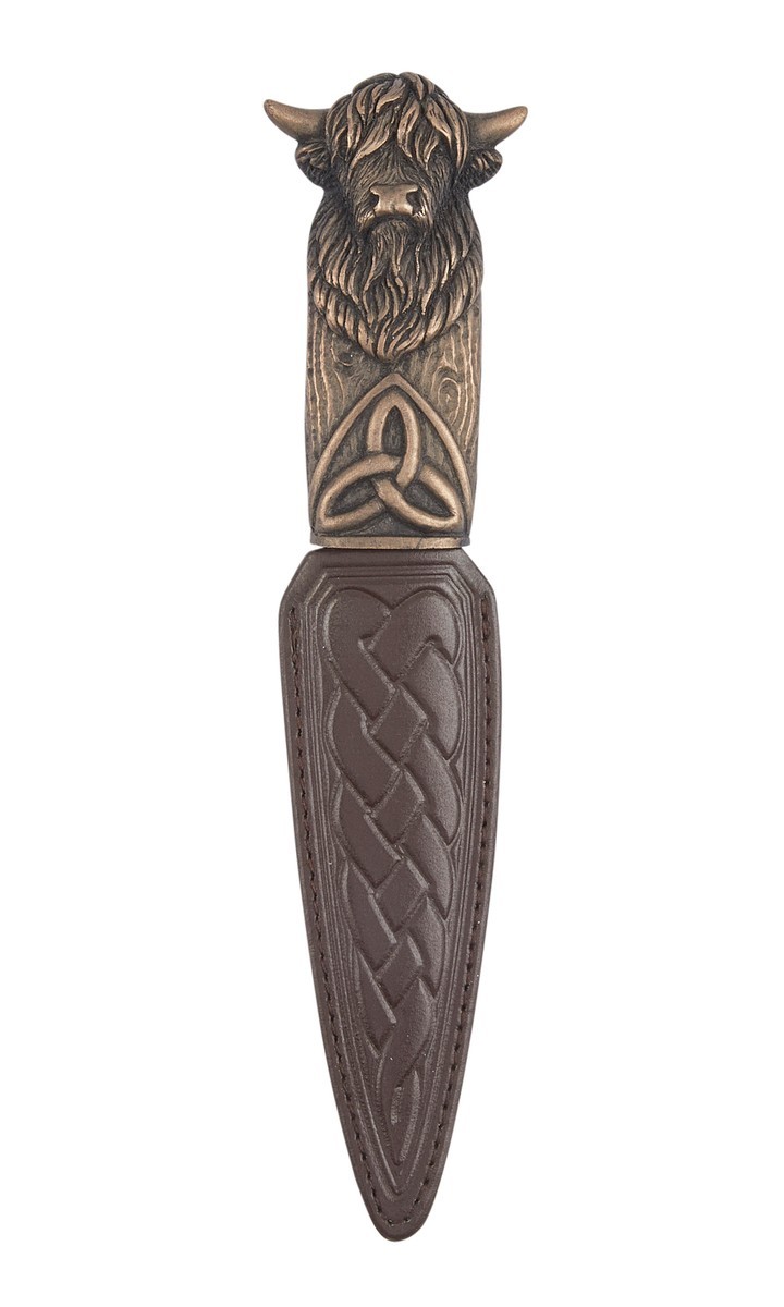 Highland Cow Sgian Dubh Bronze, Charles Buyer RSD5Z