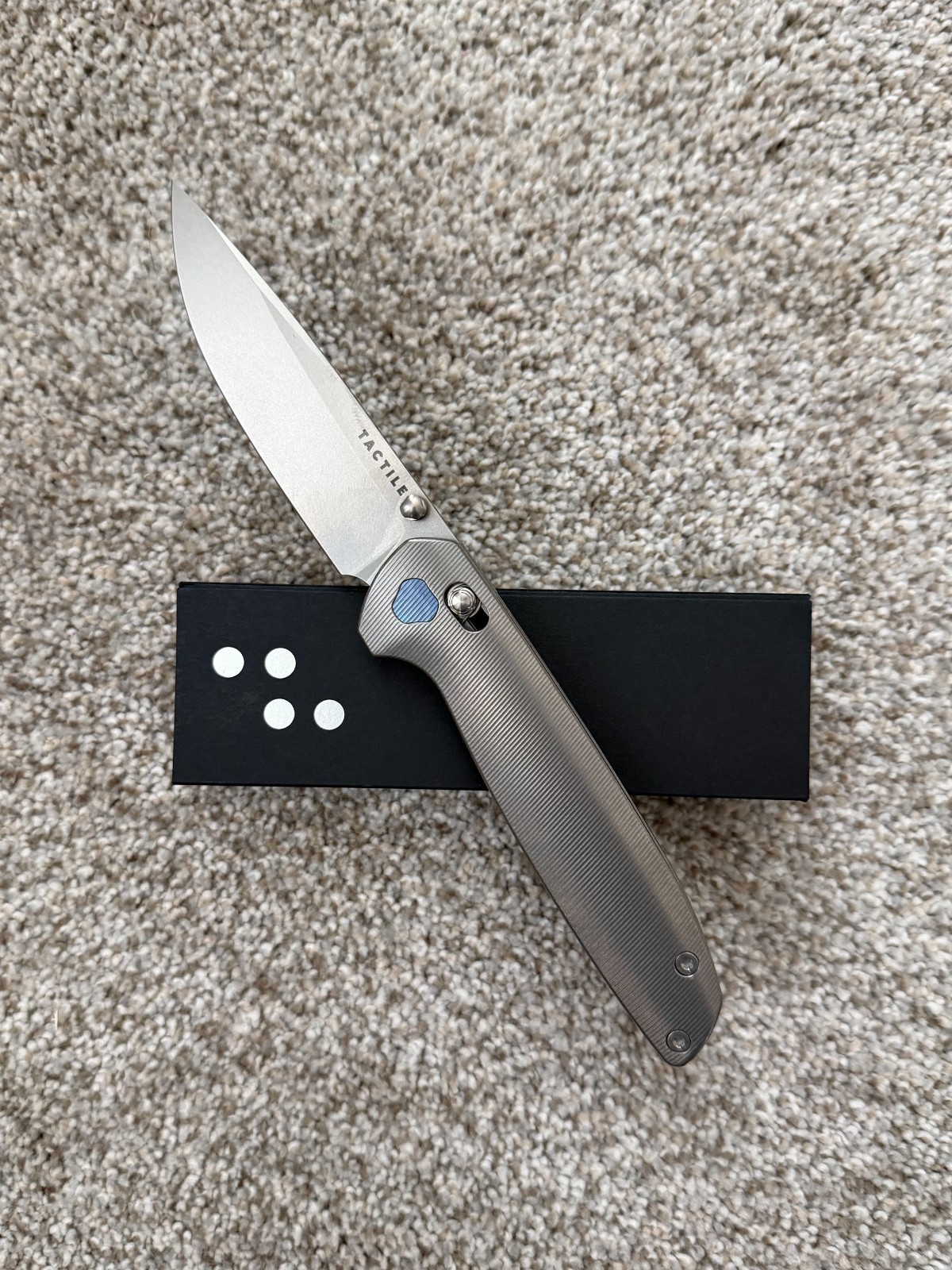 Tactile Knife Company Maverick Folding Knife 3.5″ MagnaCut Steel Blade Titanium