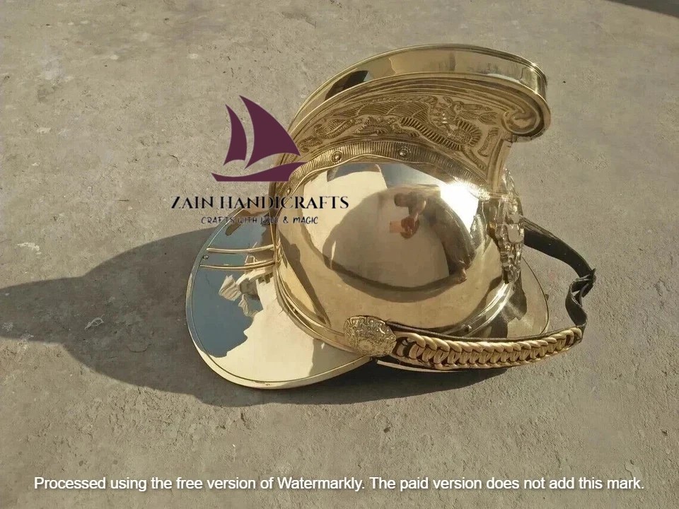 ZAIN Napoleonic French Cavalry Helmet, Brass Helmet collectible Halloween helmet