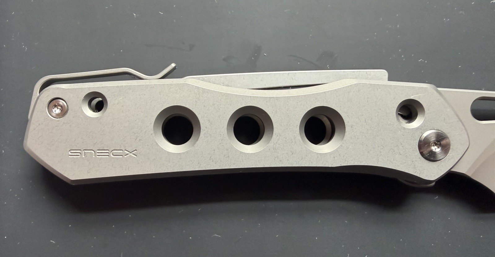 Vision R| WE21031-1 Gray titanium trade silver bead blasted camp 20cv blade