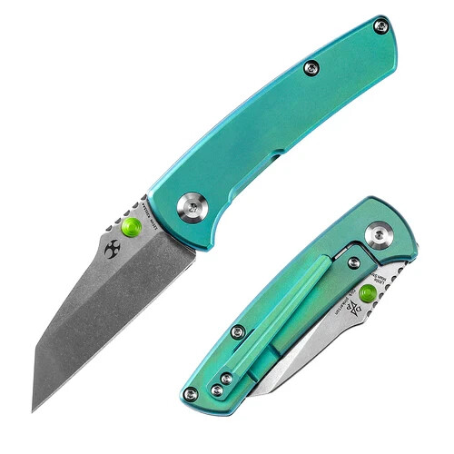 Kansept Knives Little Main Folding Knife 2.25″ CPM-S35VN Steel Blade Titanium