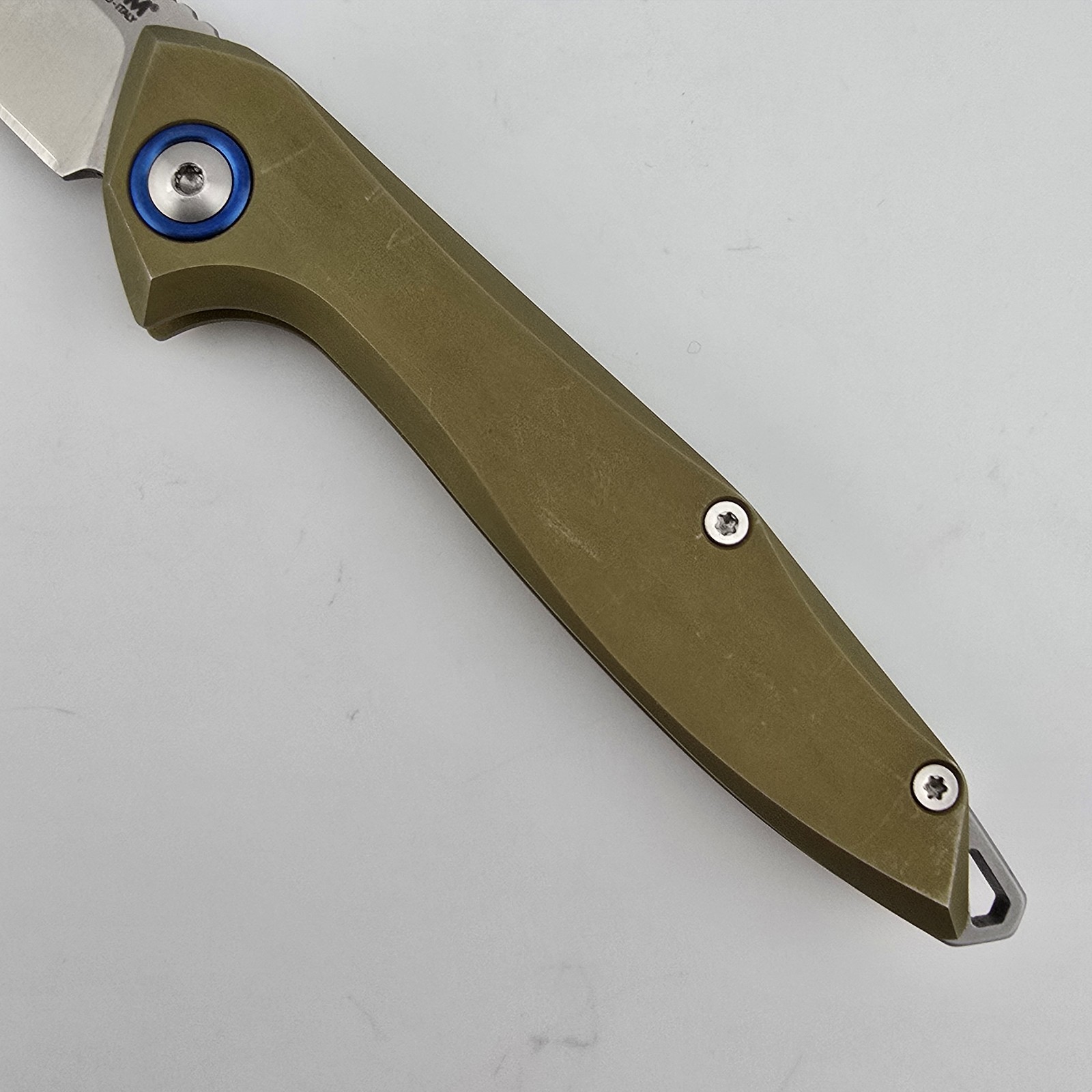 MKM Cellina Folding Knife Drop Point M390 Bronze Titanium Slip Joint MY02-TBR