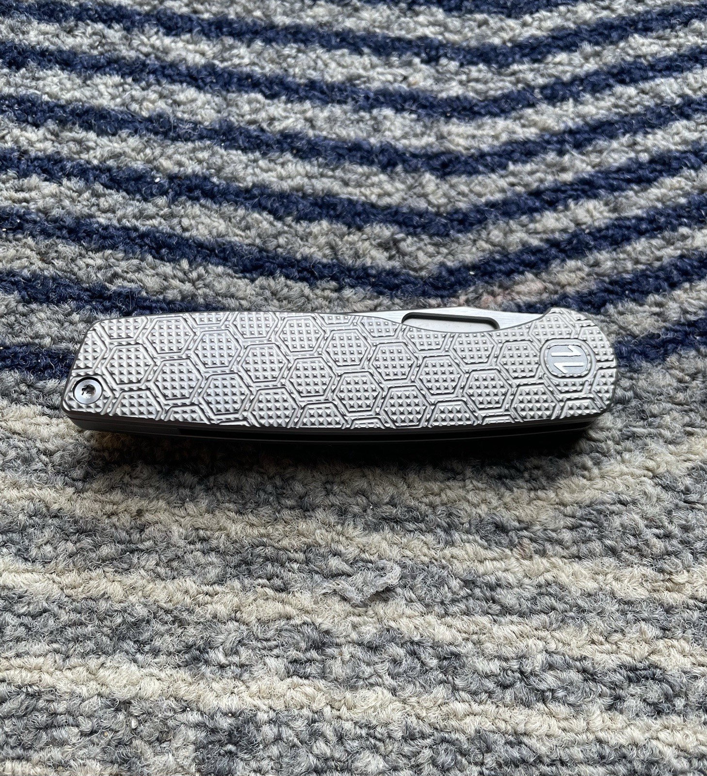 W.P. Mini Cortex Clone Liner Lock VG10 Titanium Hollow Grind *Skiffs Installed*