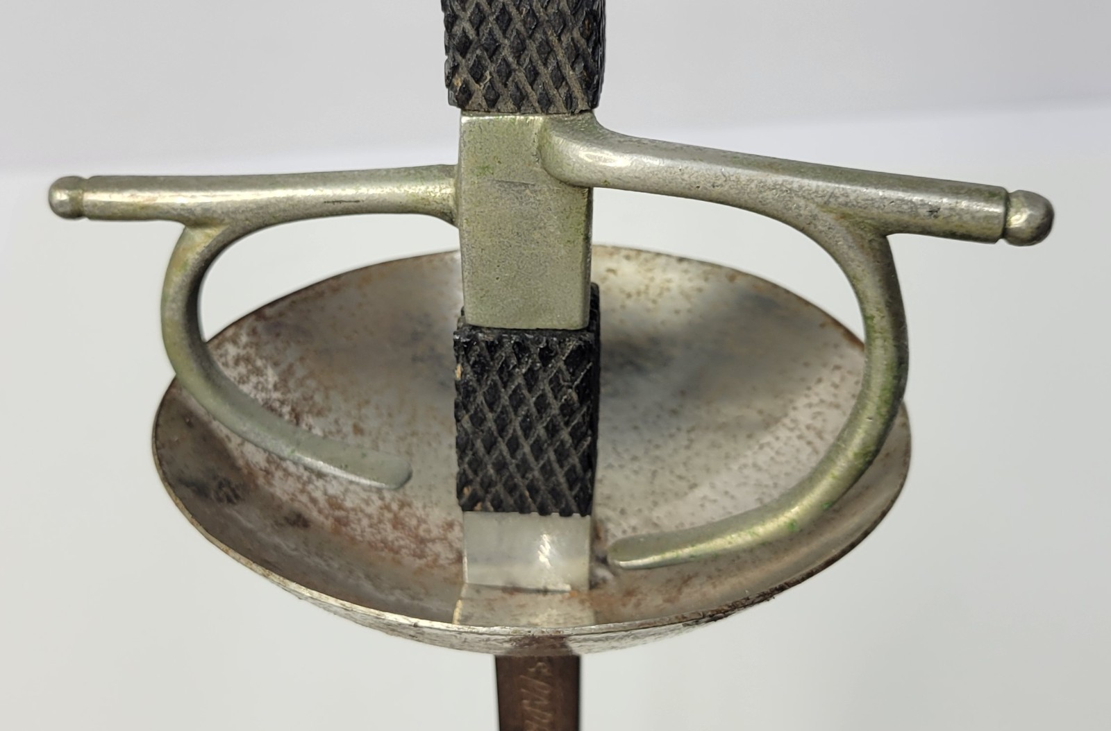 Pair Vintage 1950s Decorative Spanish Toledo 43” Fencing Sword Foil Rapier