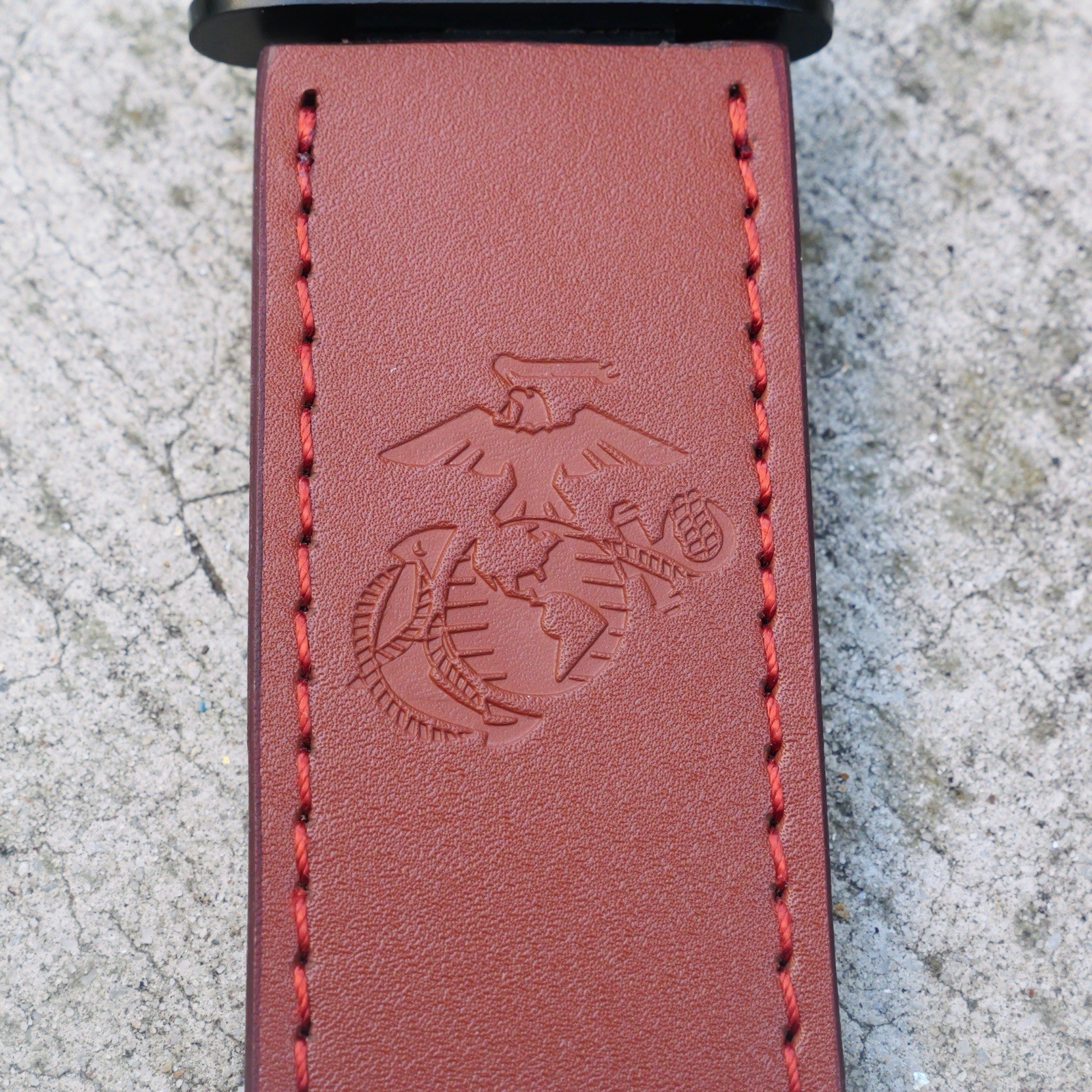 12” USMC Kbar Knife Combat Classic Us Marines Bowie Leather Handle Sheath
