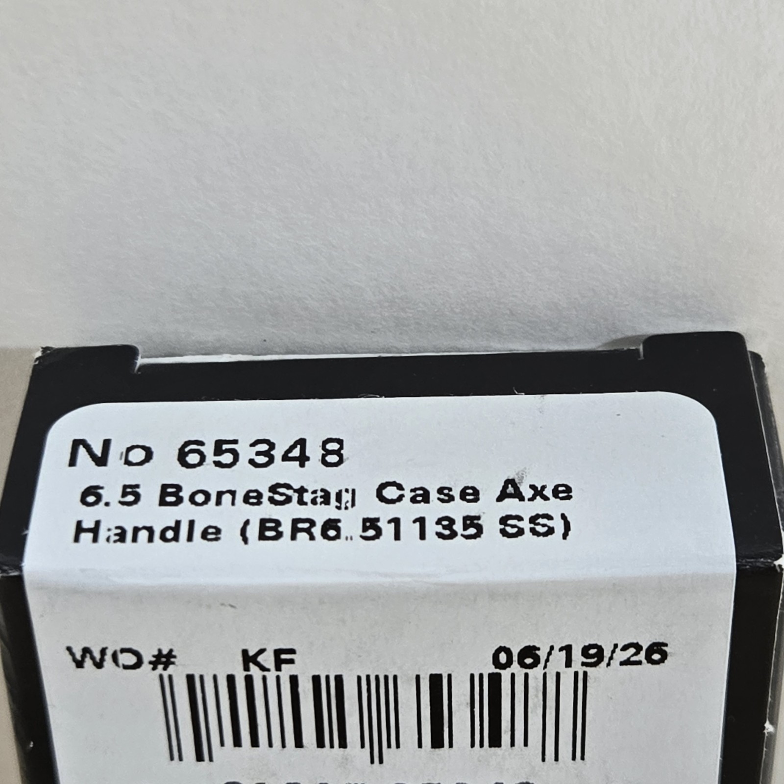 2026 Case XX 6.5 Bonestag Axe Handle No. 65348 NEW (BR6.51135 SS)