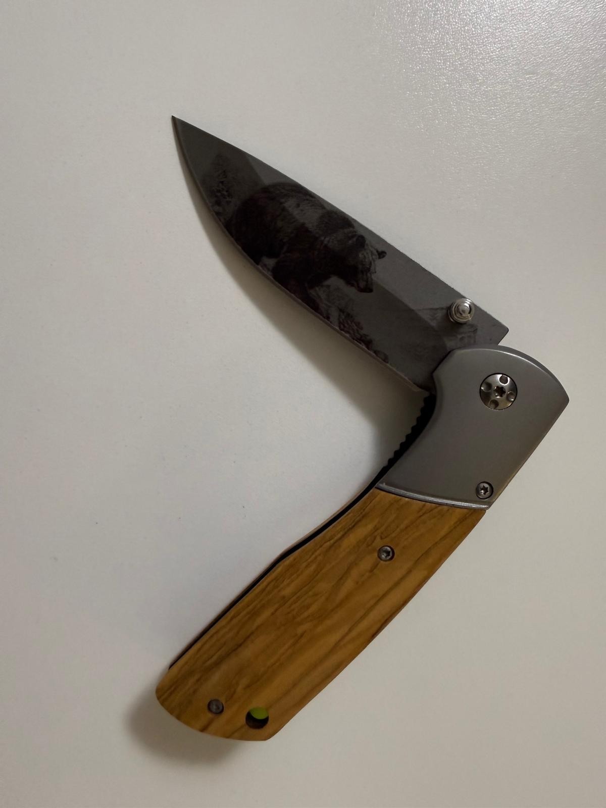 Handcrafted Wood Handle Folding Pocket Knife (3 Variations)