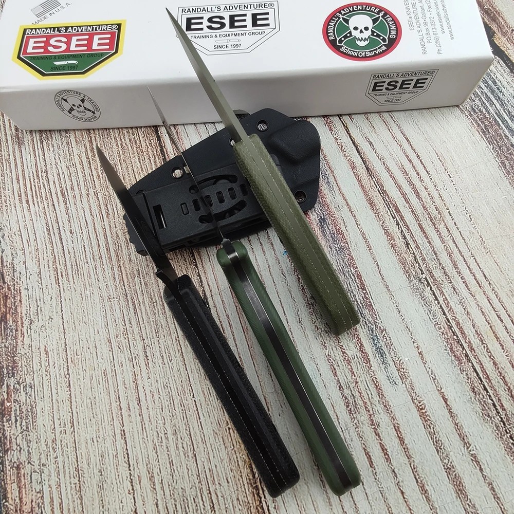 ESEE Pacaya Knife Multi-purpose Fixed D2 Blade Knife with Kydex Sheath