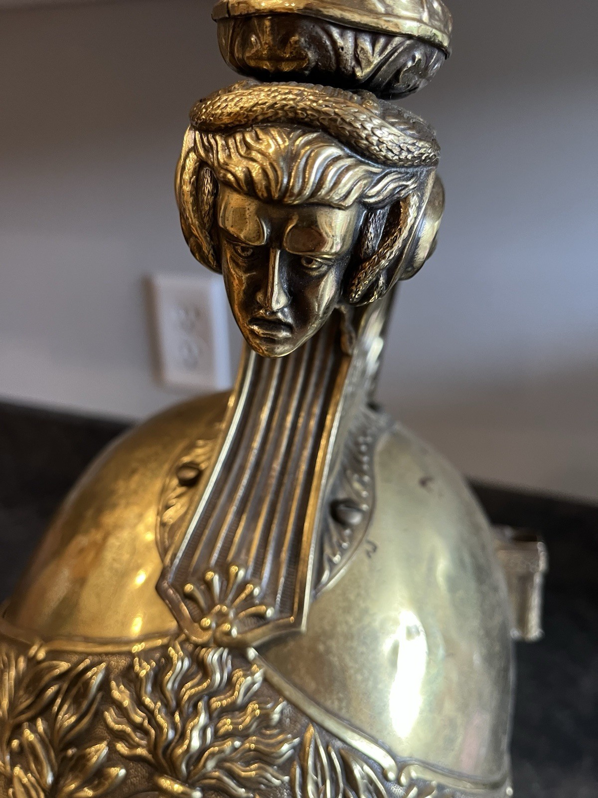French Cuirassier Helmet Model 1874? Gendarmerie? 1825 Transformed Fire Brigade?