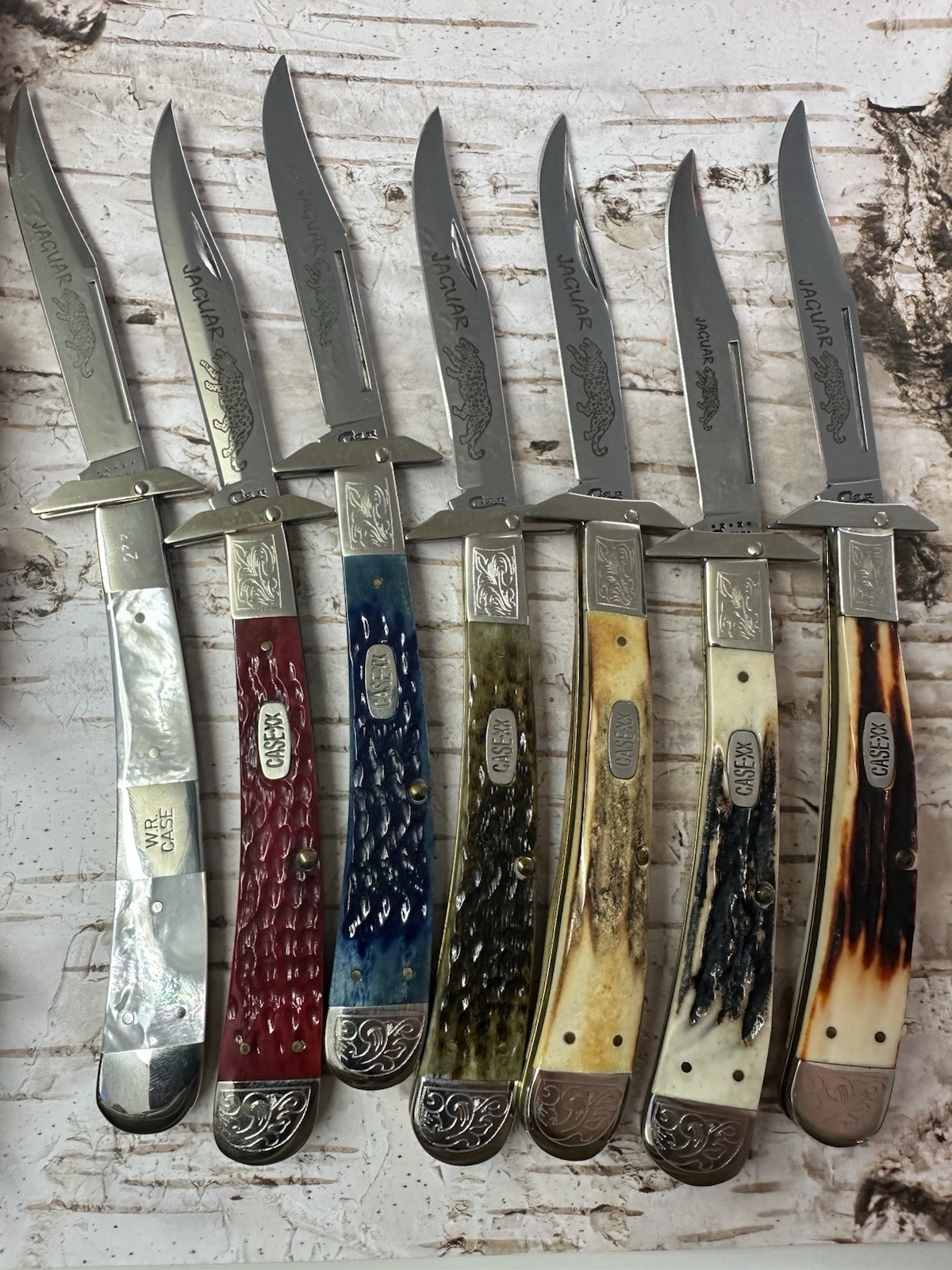 Case XX 7 Piece Jaguar Pocket Knife Set