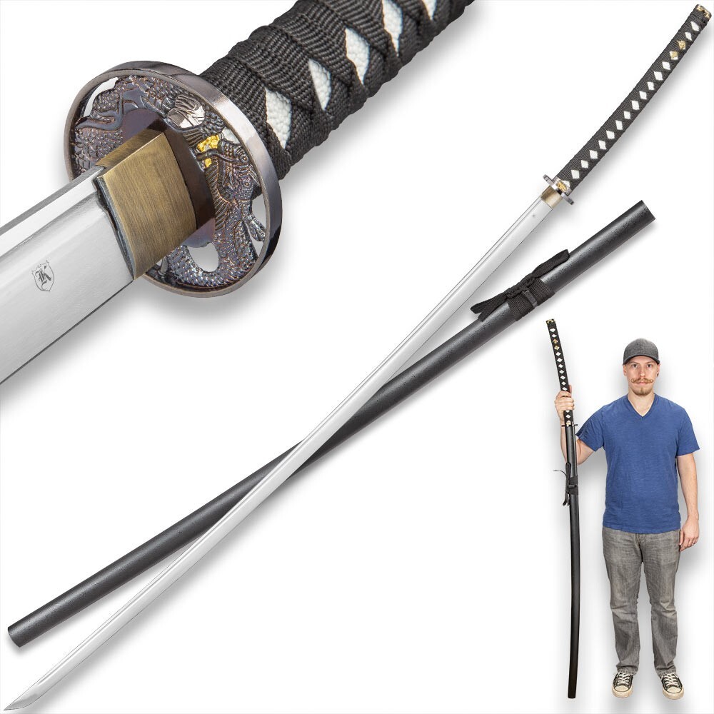 K Exclusive Japanese Odachi Samurai Sword and Scabbard – Length 65 1/2″