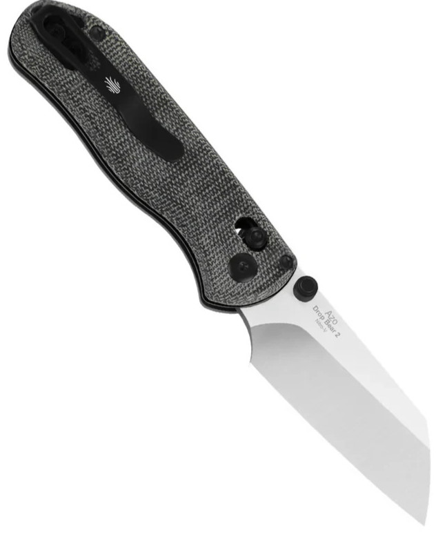 Kizer Cutlery Drop Bear 2 Folding Knife 2.88″ Nitro V Steel Blade Micarta Handle