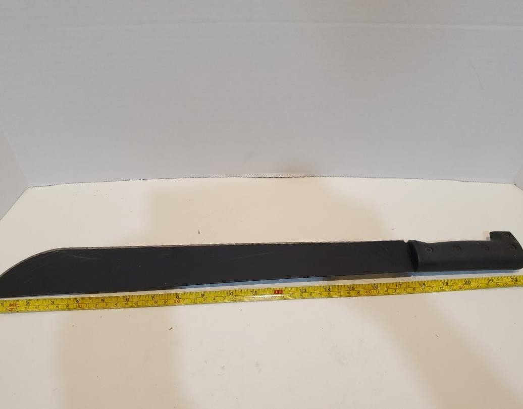 18″ Military Style Machete with OD Green Canvas Sheath Ontario OKC Style 1-18