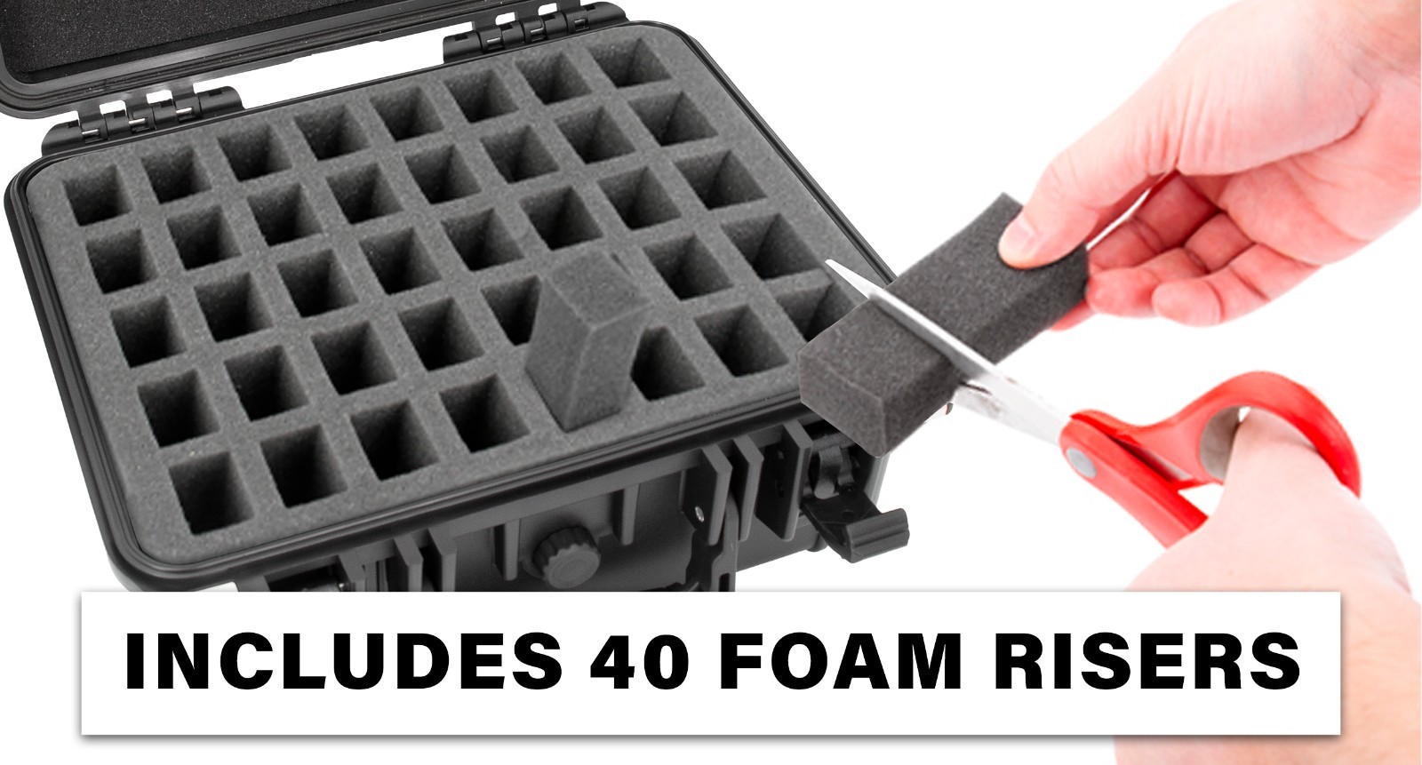 CM 40 Folding Knife Case Waterproof Pocket Knife Holder and Knife Box Organizer