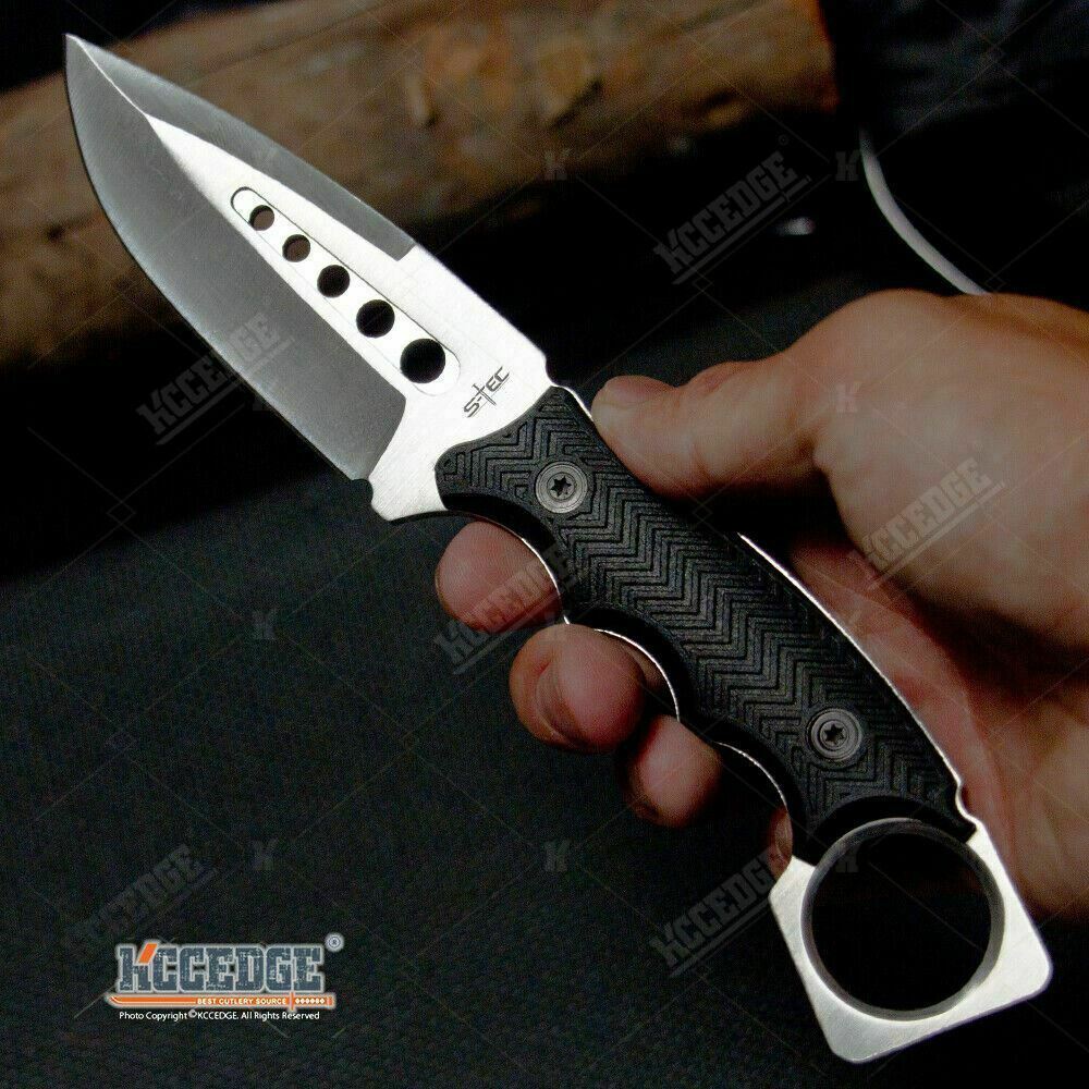 9″ Full Tang Tactical Knife Kydex Style Sheath Hunting Knife Survival Knife